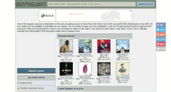 Desktop Screenshot of elyrics.net